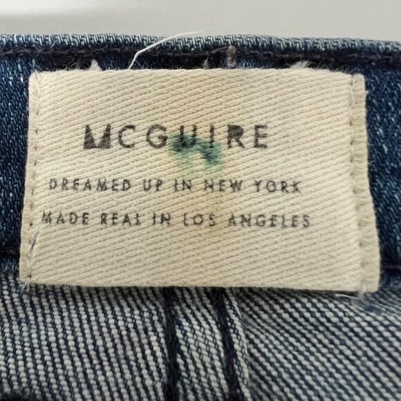 McGuire Womens Mrs Robinson Boyfriend Jeans Starry Night Faded Denim size 24 - Picture 10 of 13